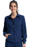 Cherokee Infinity Womens Zip Front Warm-Up Jacket