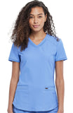 Cherokee FORM Womens V-Neck Scrub Top