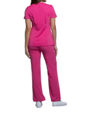 Cherokee Infinity Womens Mock Wrap Scrub Top