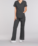 Cherokee Stretch Womens Mock Wrap Scrub Top